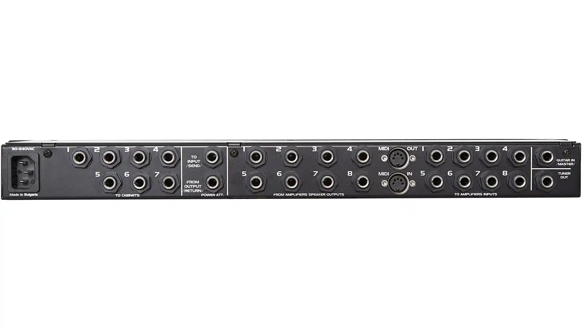 8X7 Amp Cabinet Switcher - Rare Panel